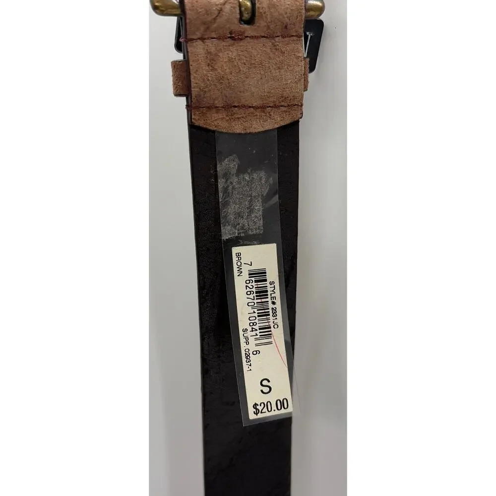 Mixit women's small light brown leather belt.  NWT
